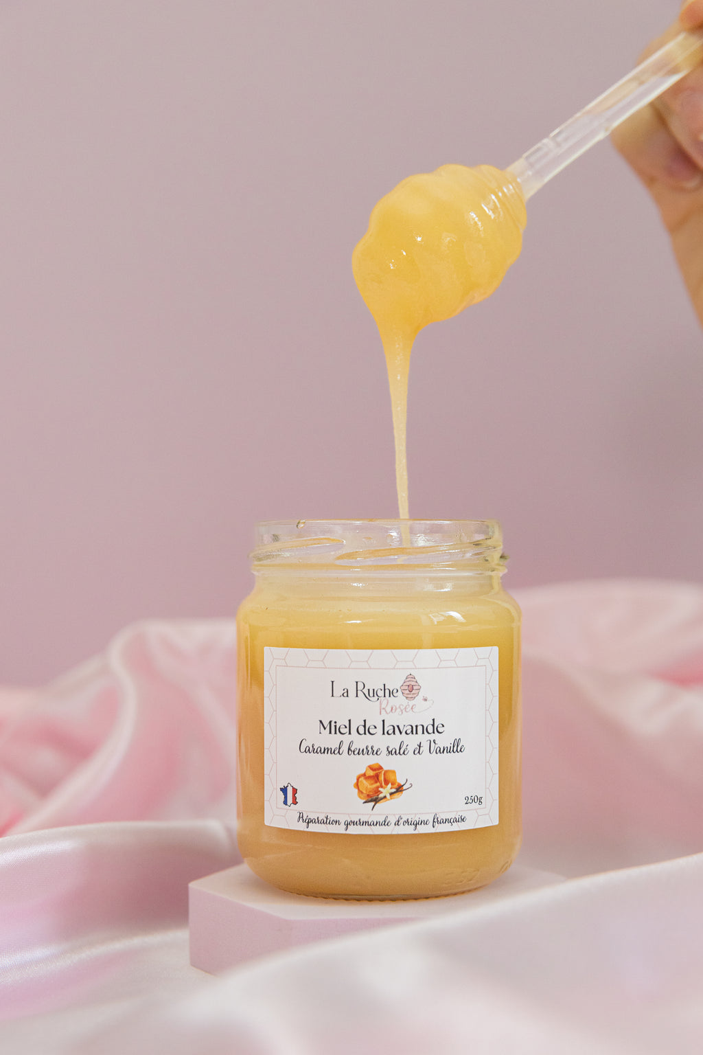 Miel de lavande - Vanille & Caramel beurre salé